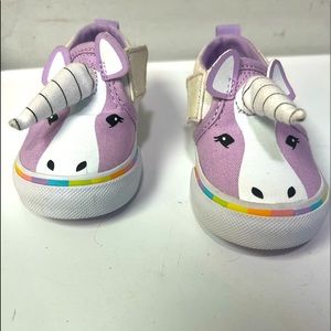 Vans Shoes Unicorn - Slip Ons - Purple and White - Baby Girl - Toddler size 4